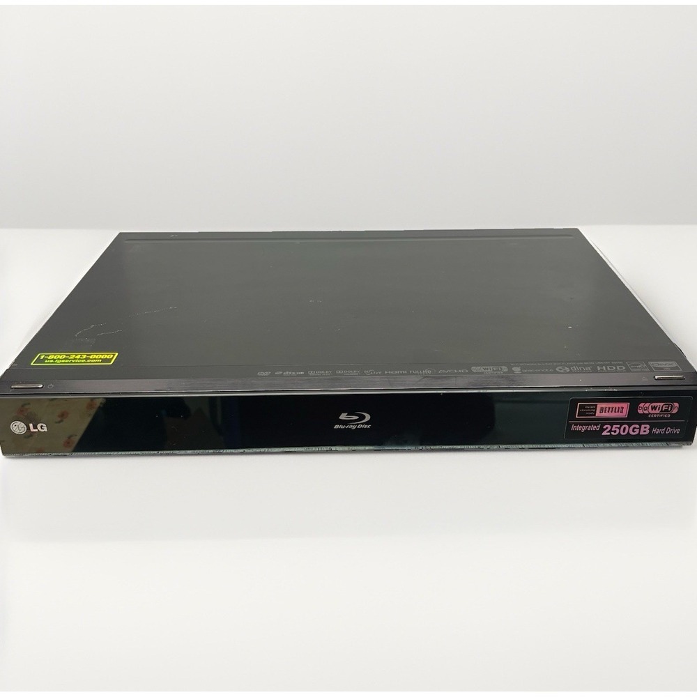 LG BD590 Wi-Fi Network Blu-Ray Disc Player with Built-in 250GB Hard Drive Tested